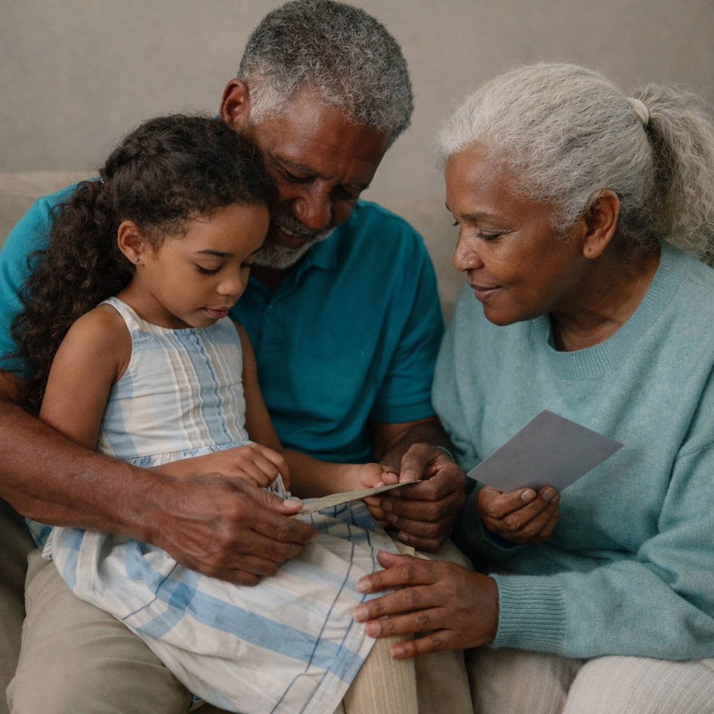 Bahamian grandparents staying connected with Shalom